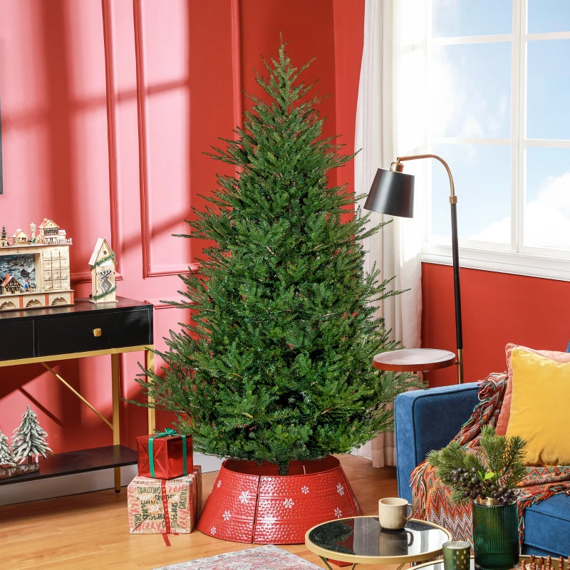 TRUUSK Kunstkerstboom 180 cm – Met 2380 Punten – Metalen Standaard – Groen - Afbeelding 3